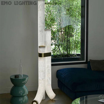 Lyra Artistic Alabaster Floor Lamp