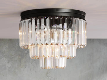 Leyland Crystal Flushmount