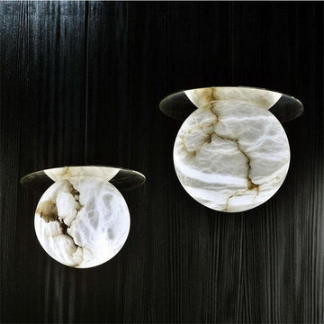 Boris Spanish Alabaster Bedside Pendant