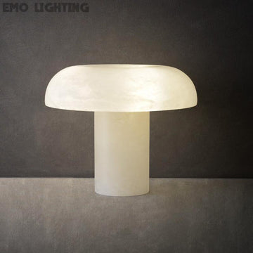 Janet Alabaster Mushroom Table Lamp, Bedside Table Lamp