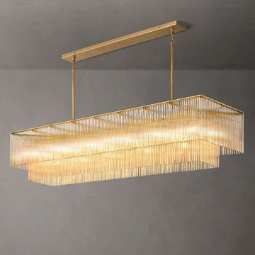 Amado Rectangular Chandelier 72"