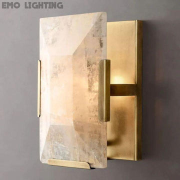 Harlow Calcite Short Wall Sconce