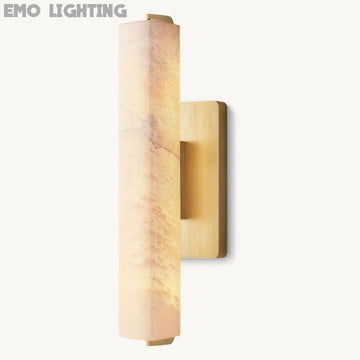 Audubon Alabaster Single Sconce