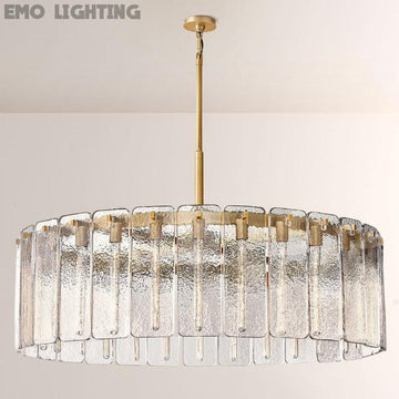 Camette Glass Round Chandelier 48"D