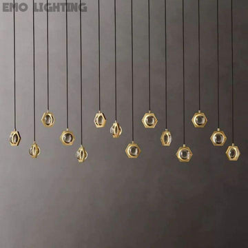Eclatant Linear Chandelier 72"