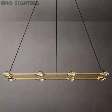 Eclatant Rectangular Chandelier 54"