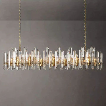 Bonnington Prism Crystal Linear Chandelier 72"