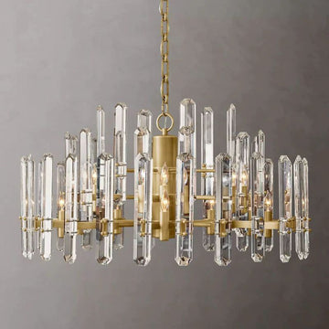Bonnington Prism Crystal Round Chandelier 36"