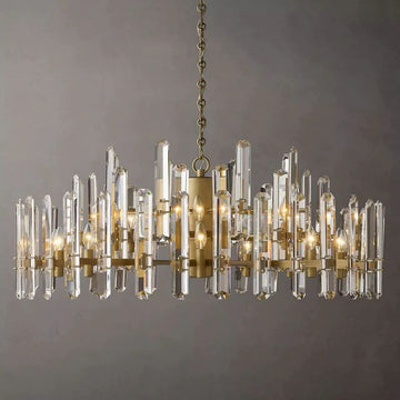 Bonnington Prism Crystal Round Chandelier 48"