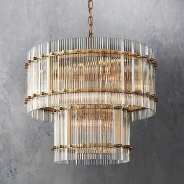 San Marco Two-tier Luxury Round Chandelier 22" - thebelacan