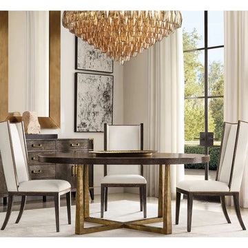 Chiara Smoke Glass Tiered Round Chandelier 37" For Living Room