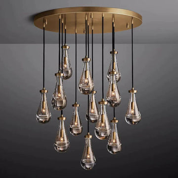 Rain Round Chandelier 36"