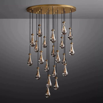Rain Round Chandelier 47"