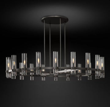 Ravelle Round Chandelier 60" - thebelacan