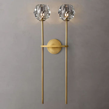 Boule Glass Double Sconce