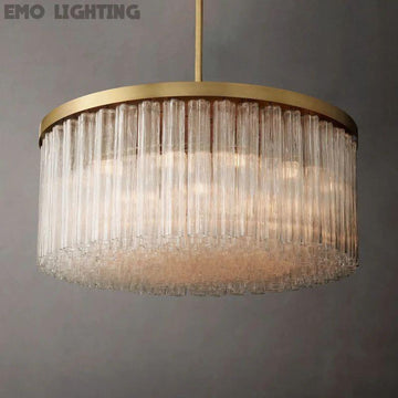Cielo Glass Round Chandelier 48”