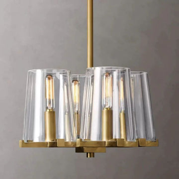 Pauillac Glass 4-Lights Pendant