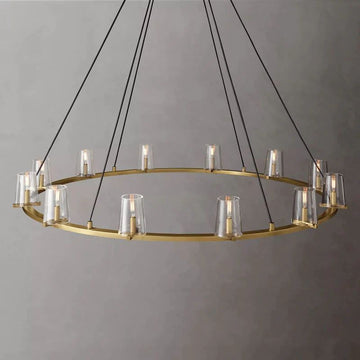 Pauillac Glass Round Chandelier 60"