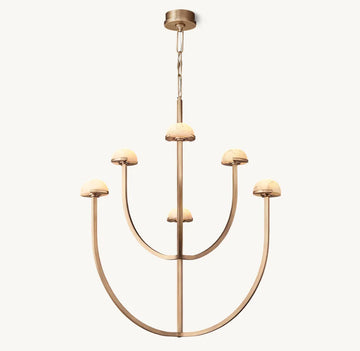 PEDRA ROUND CHANDELIER 32"