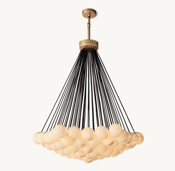 Stella Alabaster Globe Chandelier