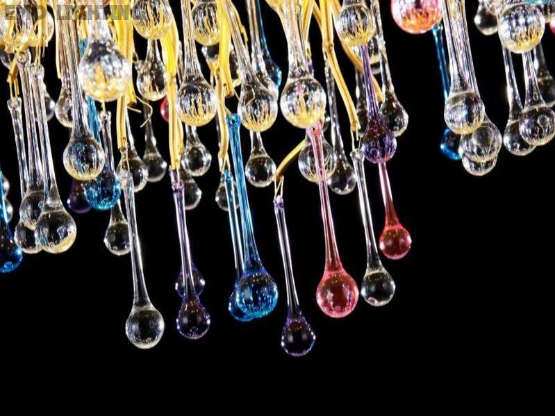 Ran Colorful Crystal Dining Branch Chandelier - thebelacan