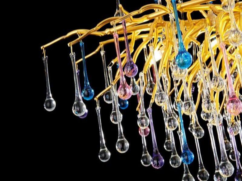 Ran Colorful Crystal Dining Branch Chandelier - thebelacan