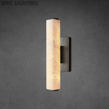 Auduben Alabaster Single Sconce