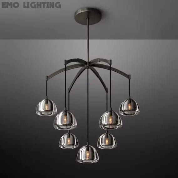 Hemisphere Round Chandelier 36″