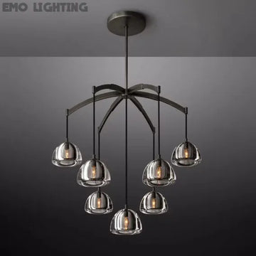 Hemisphere Round Chandelier 36″