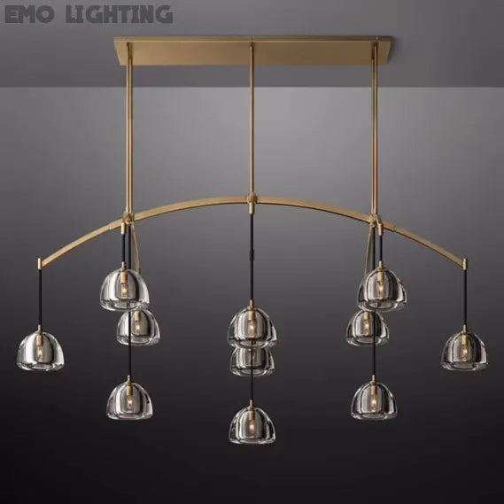 Hemisphere Linear Chandelier 72″