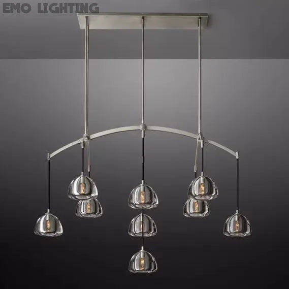 Hemisphere Linear Chandelier 54″