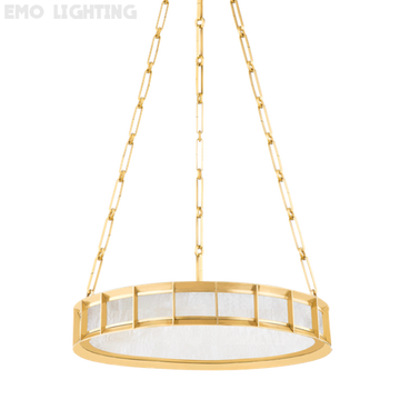 Savannah Round Bedroom Alabaster Chandelier Lighting