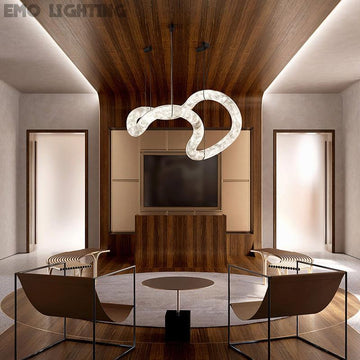 Beverly Symmetrical Entryway Alabaster Pendant Light for Dining Table