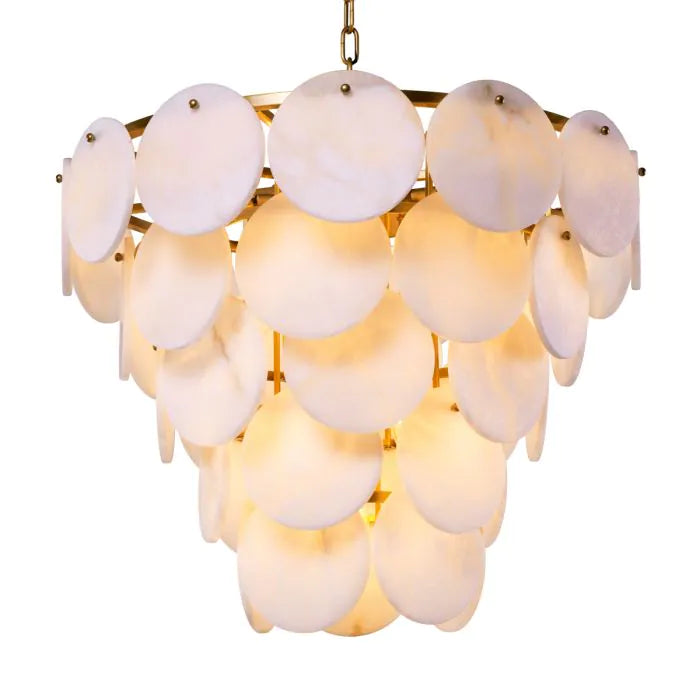 Clemetina Long Alabaster Chandelier