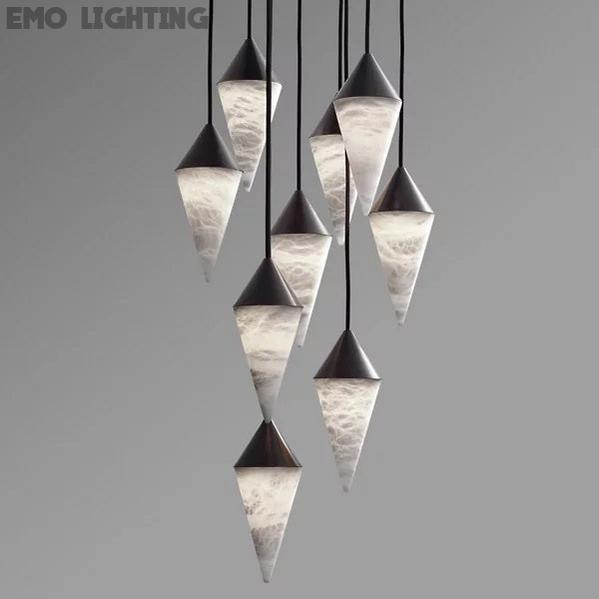 Hannah Alabaster Chandelier, Upscale Chandelier Lighting
