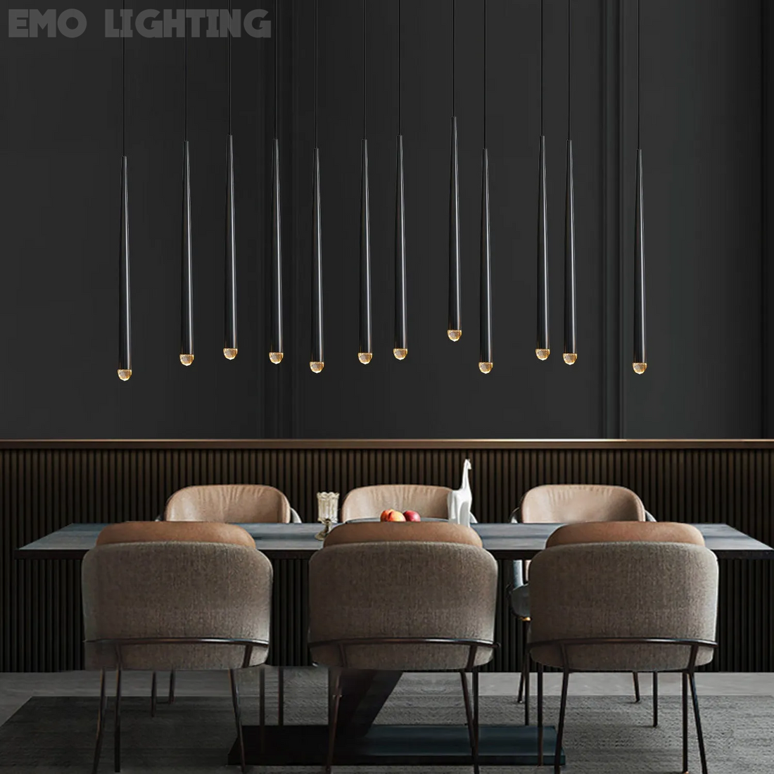 Aquitain Modern Linear Chandelier 48"