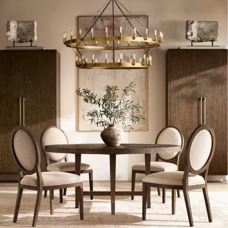 Camino Vintage Filament 2-Tier Round Chandelier 50‘’D