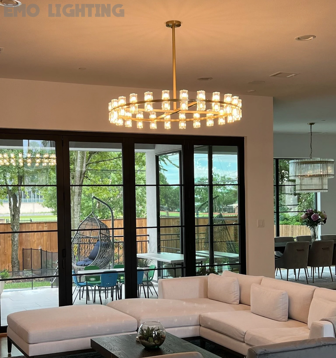 Arcachon Round Chandelier 48"