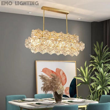 chandelier,chandeliers,brass,crystal,pendant,long table,dining table,big table,rectangle,gold