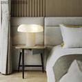 Modern Luxury Alabaster Mushroom Table Lamp, Bedside Table Lamp
