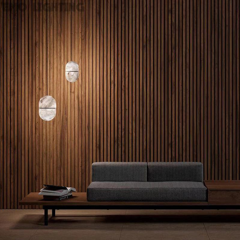 Alabaster Symmetry Pendant Light, Island Mini Pendant Light