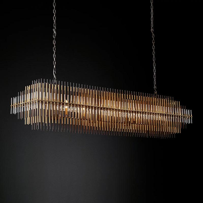 Emily Rectangular Chandelier 54"