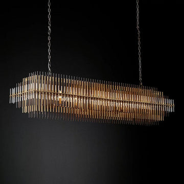 Emily Rectangular Chandelier 54"