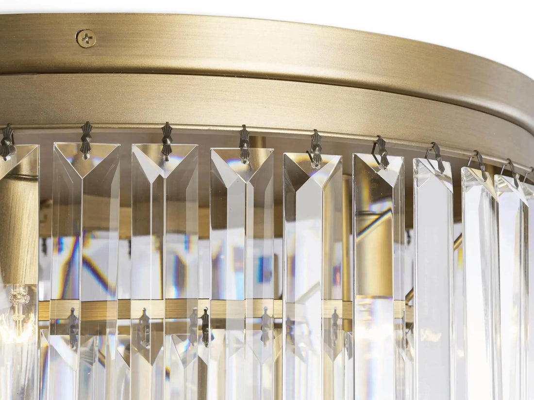 Leyland Crystal Flushmount