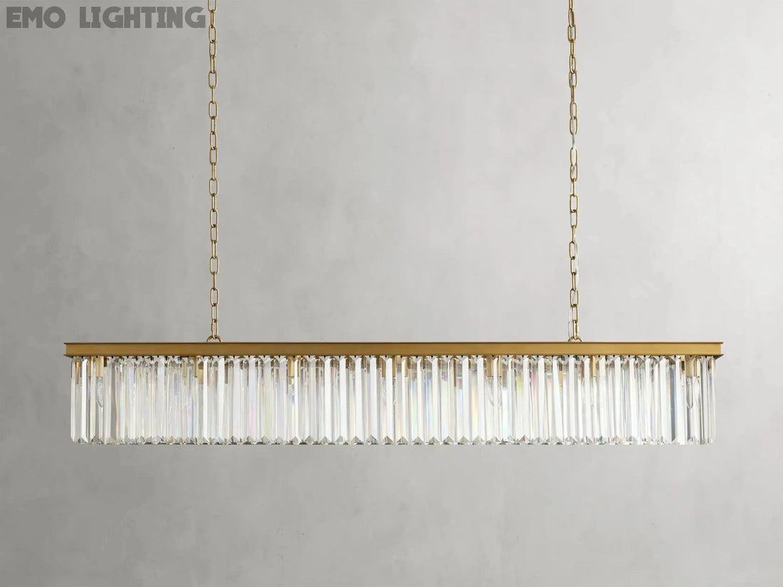 Leyland Crystal Rectangular Chandelier 60''72''