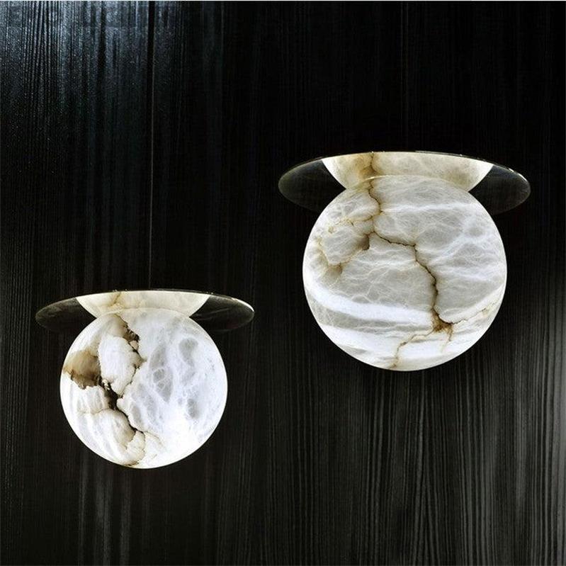 Boris Spanish Alabaster Bedside Pendant