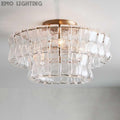 Ghiaccio Flushmount Chandelier-MEET LIGHTING