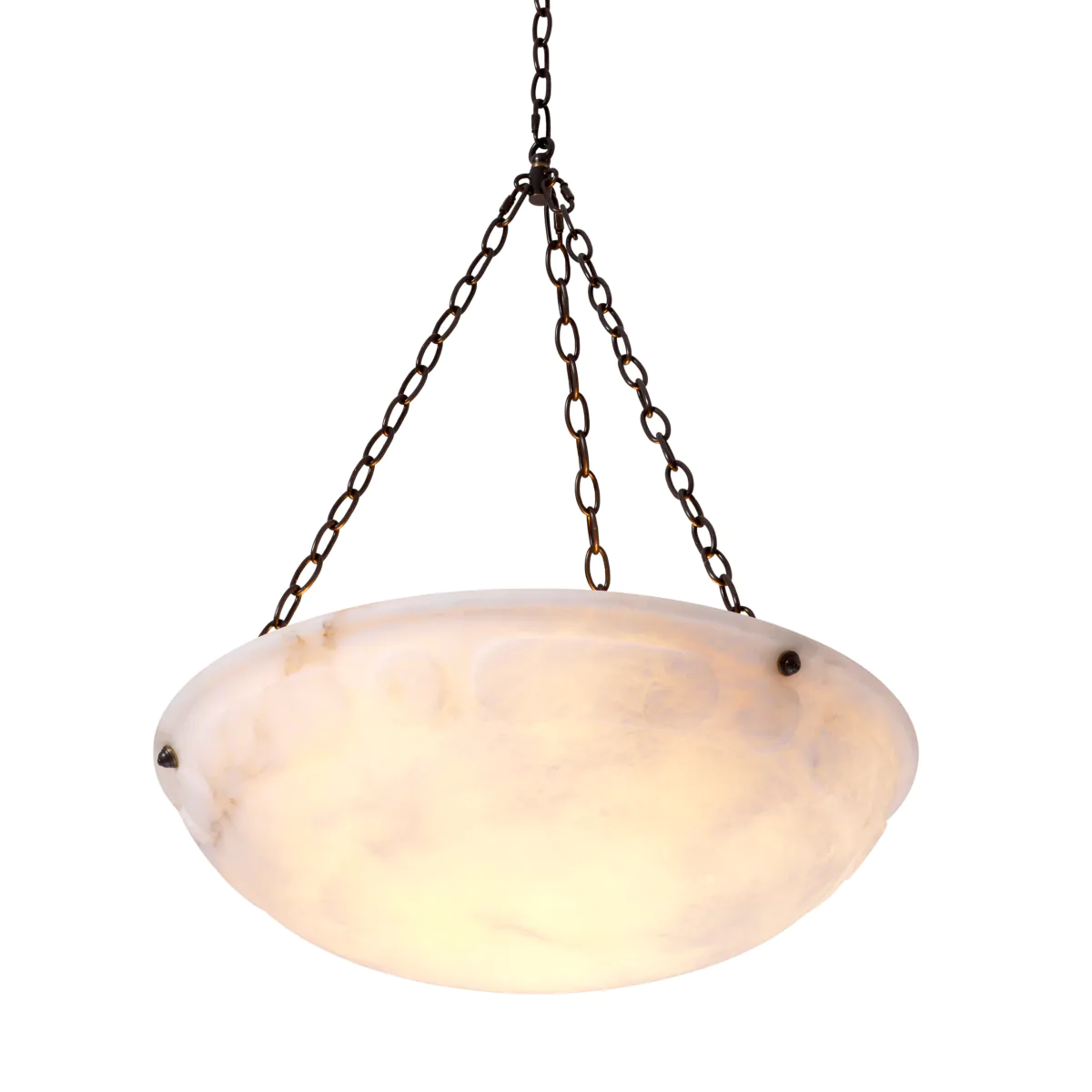Nova Alabaster Bowl Chandelier