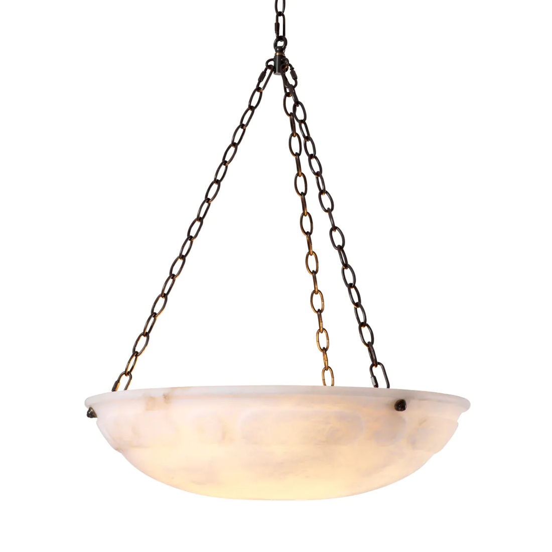 Nova Alabaster Bowl Chandelier
