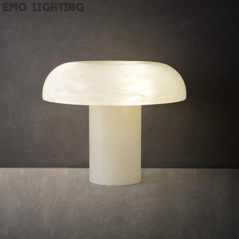 Janet Alabaster Mushroom Table Lamp, Bedside Table Lamp